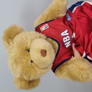 BUILD-A-BEAR NBA teddy bear with basketball jersey outfit